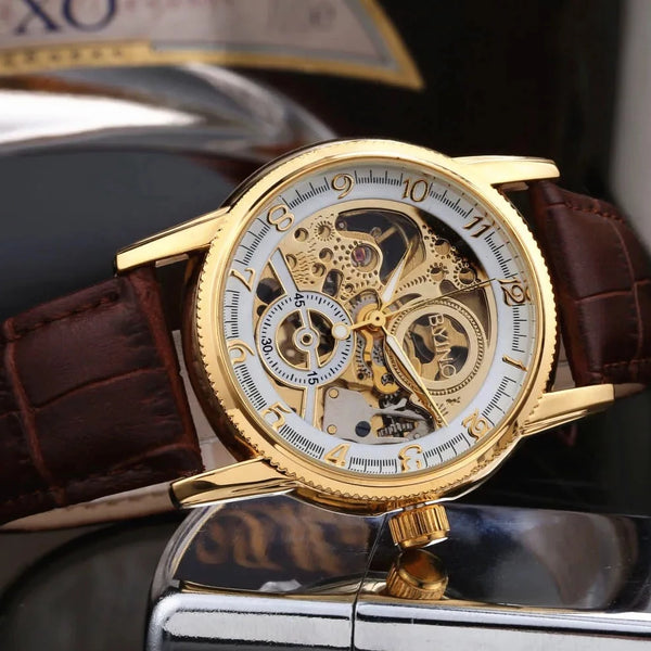Relógio Masculino Executive Gold